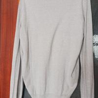 Maglia cotone grigia uomo Clayton maniche lunghe 