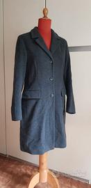 Cappotto Midi donna in lana colore grigio