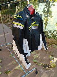 giacca 50 alpinestars come nuova in pelle