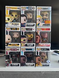 lotto 9 funko pop dc cuphead fallout casa papel