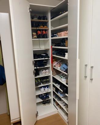 Scarpiera su pax angolare ikea