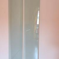 Coppia mensole in vetro 180x25 sp.15mm