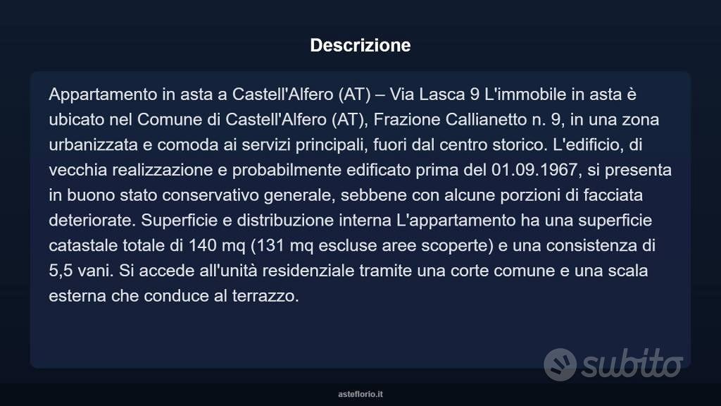 Appartamento – Callianetto - Vista 3
