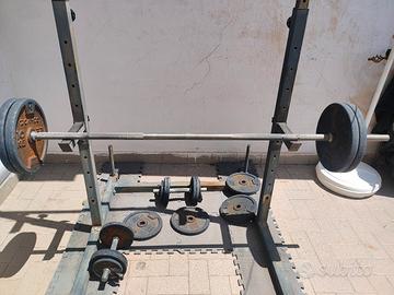 struttura palestra più pesi 