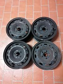 Cerchi in ferro usati Audi VW Seat Skoda 14 pollic