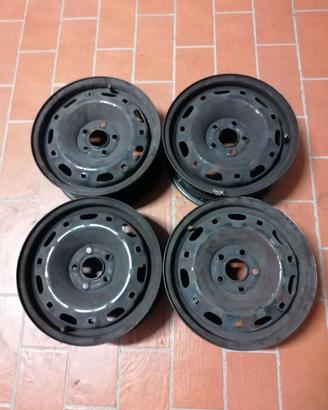 Cerchi in ferro usati Audi VW Seat Skoda 14 pollic