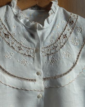 camicia da notte in puro lino
