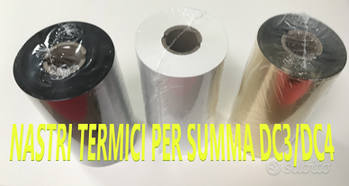 NASTRO RIBBON STAMPA TERMICA SUMMA DC3 DC4 DC5