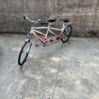 Tandem Atala Trekking Bianco-Rosso 21V