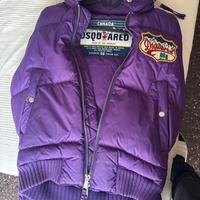 Smanicato dsquared a coda di marmotta colore viola