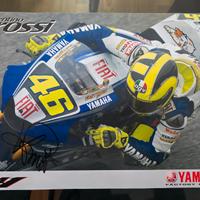 Poster Valentino Rossi Yamaha 2004 autografato ori