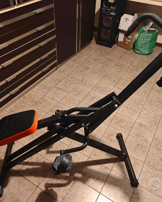 Total Body Crunch display LCD palestra in casa