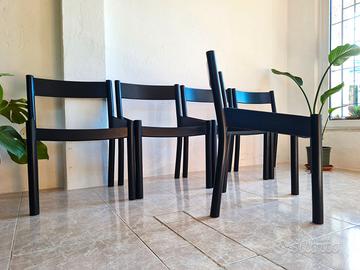 🖤 Set sedie Modernariato Design Anni 70 + REGAL0
