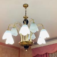 Eleganti lampadario e abat jour