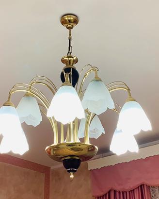 Eleganti lampadario e abat jour