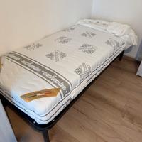 Rete a doghe piu materasso singolo