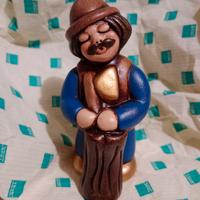 Thun pastore presepe boscaiolo blu.