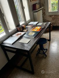 Scrivania unica: Top tavolo antico orientale