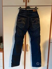 Jeans pantaloni da moto