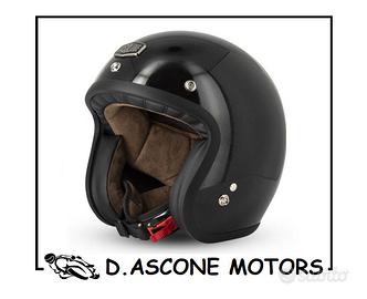 Casco Cafe Racer S250 Cafe Nero Metal Brilliante T