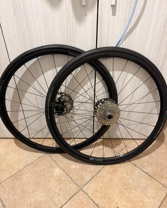 coppia cerchi bici da corsa dt swiss