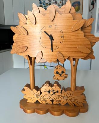 pendolo orologio legno Bartolucci