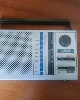 Radio portatile vintage marca Philips D2000