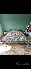 Letto king size completo 2 comodini e materasso o