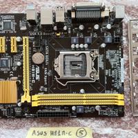 Scheda madre 1150 Asus H81M-C cpu ram ssd