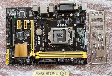 Scheda madre 1150 Asus H81M-C cpu ram ssd