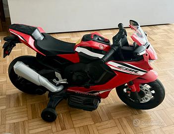 Moto elettrica per bambini con licenza Honda 6v