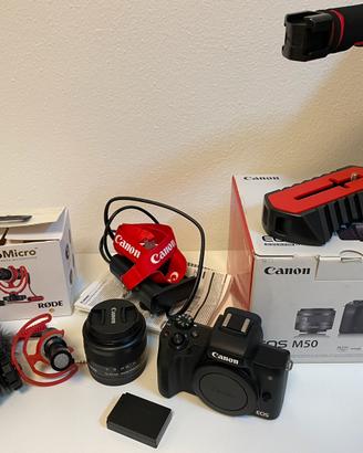 Canon EOS M50 Kit Vlogging