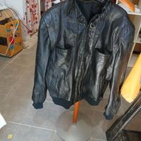 giacca pelle nera taglia XL Fingerhut fashions