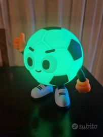 Lampada LED pallone calcio ricaricabile