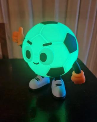 Lampada LED pallone calcio ricaricabile