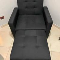 Poltrona Letto Moderna nero – 