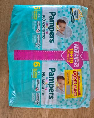 pampers baby dry 6 xl pannolini 