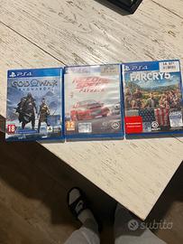 god of war ragnarok, far cry 5, need for speed