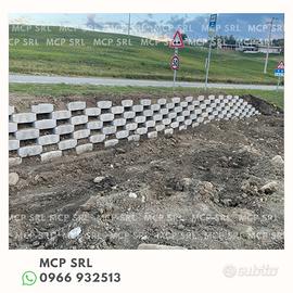 BLOCCO PER MURO VERDE DA GIARDINO E CONTENIMENTO