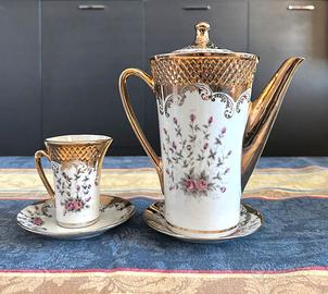 servizi da thè e da caffè e piatto da portata