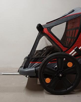 Carrello da bici per 2 bambini
