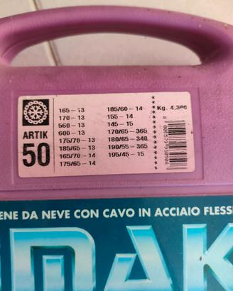 Catene neve gomme auto