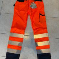 Pantalone estivo lavoro arancione