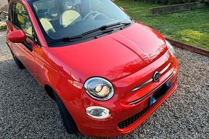 Fiat 500 rosso salmone