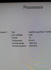 Cpu / processore intel i7-10700