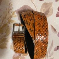 Cintura vintage vera pelle lavorazione artigianale