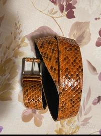 Cintura vintage vera pelle lavorazione artigianale