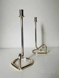 Portacandele, attribuiti Lino Sabattini