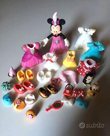 Set 3 bamboline Minnie, una con vestitini rimovibi