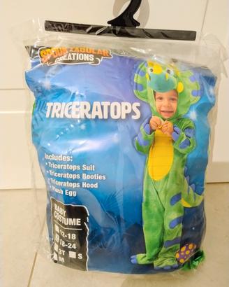 Costume carnevale Dinosauro -Triceratopo-